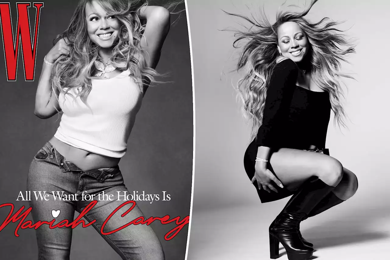 Mariah Carey channels past iconic looks for W Magazine cover