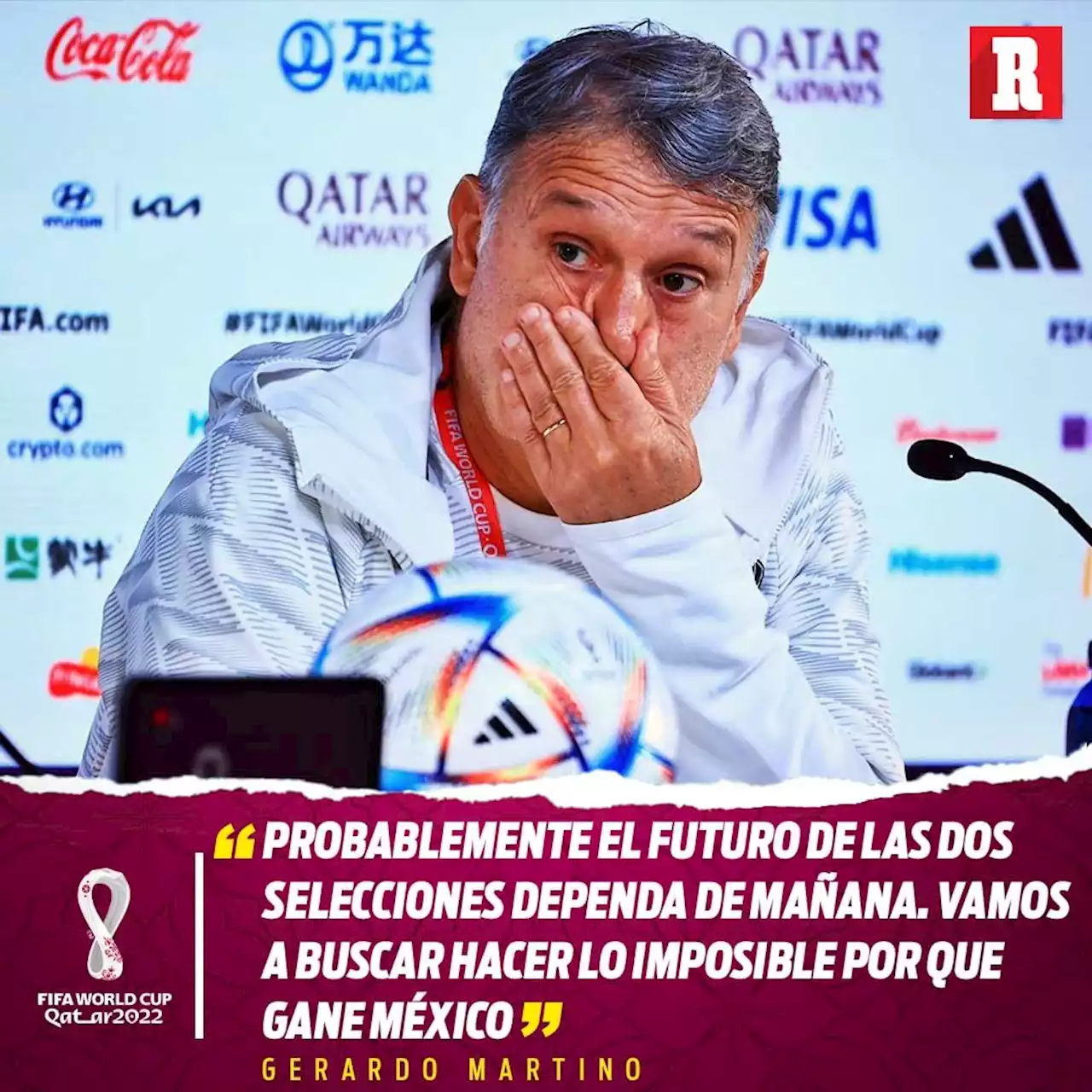 Gerardo Martino previo a juego contra Argentina: ‘Todavía no defino al delantero’