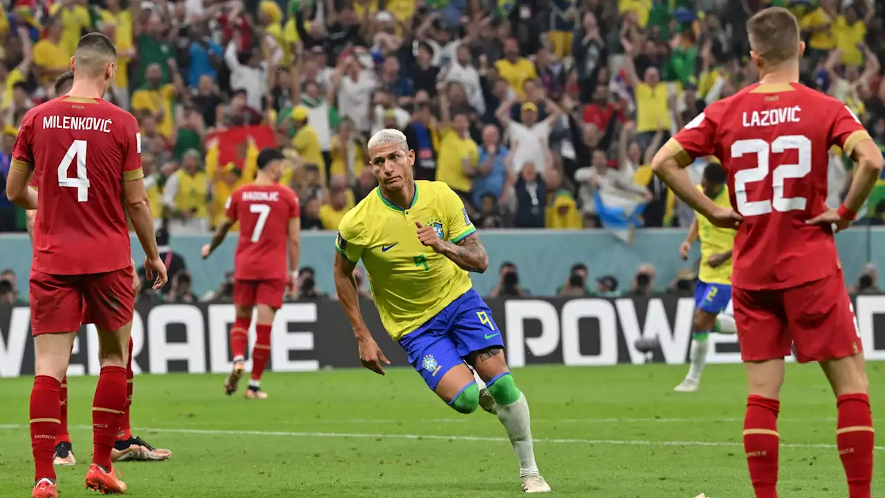 Brasil domina e vence a Sérvia com golaço de Richarlison em estreia na Copa do Mundo