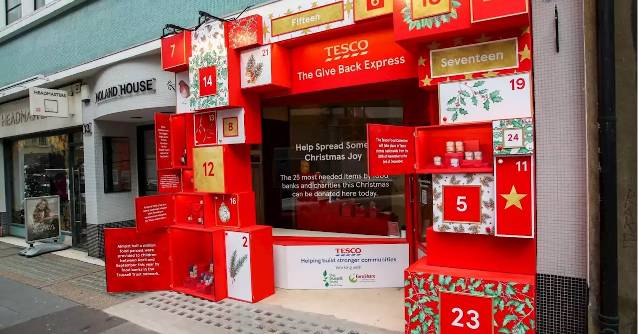 Tesco’s ‘reverse supermarket’ lets you donate items to food banks and charities