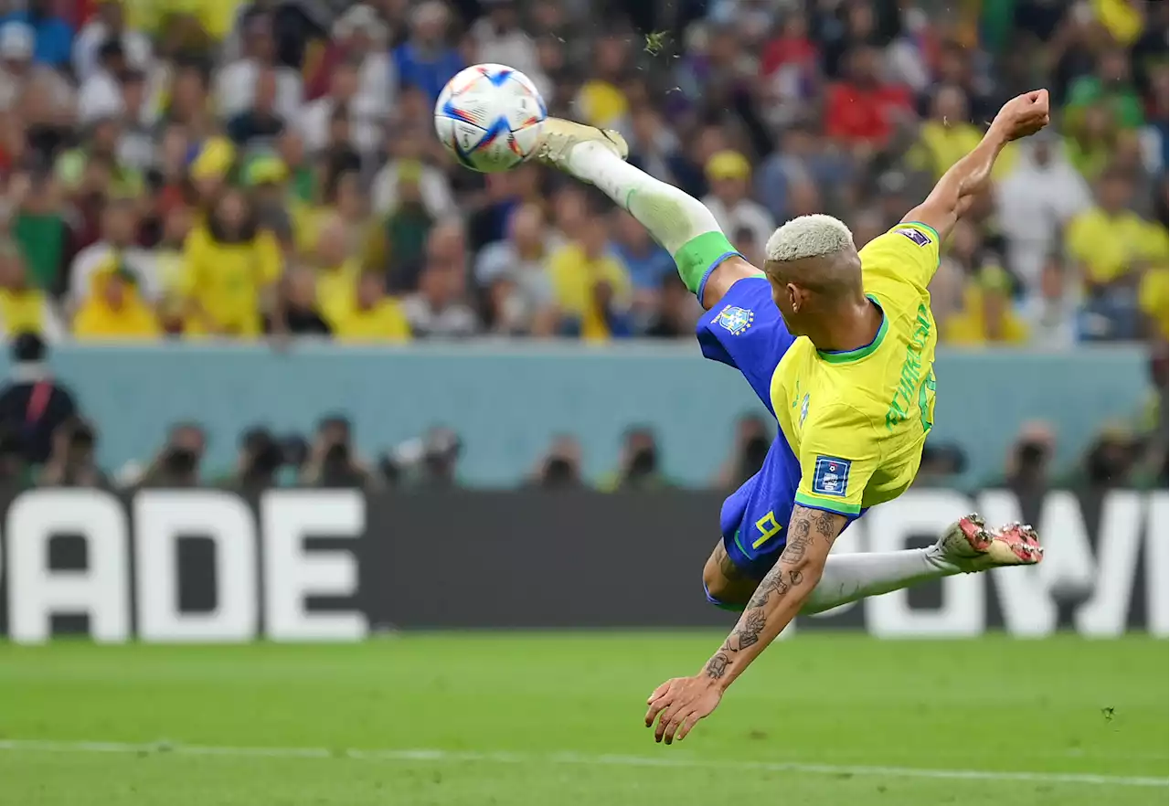 Richarlison scores 'one of greatest goals in World Cup history' as he stars for Brazil