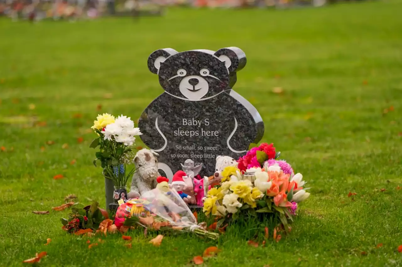 Teddy gravestone marks resting place of baby found dead at recycling yard