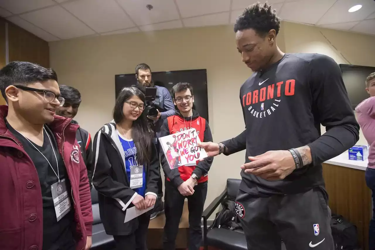 DeMar DeRozan and the spirit of giving — no questions asked