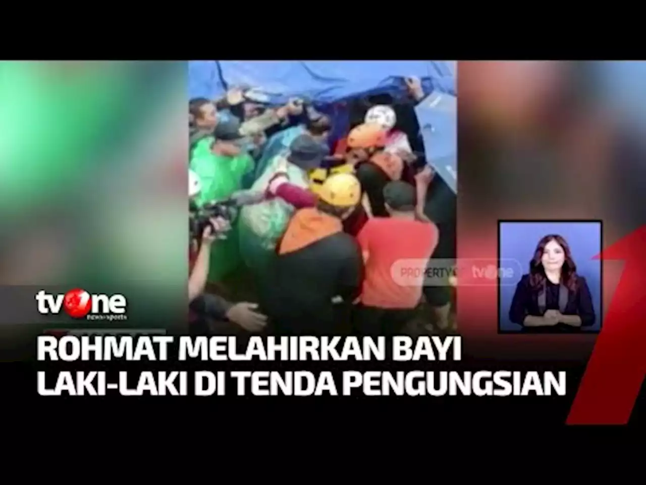 Ibu Melahirkan di Tenda Darurat Dirujuk ke RSUD Cimacan - tvOne