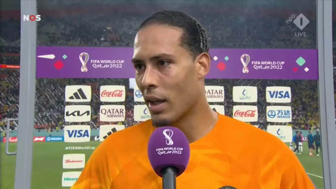 Virgil van Dijk wijst linie aan die tekortschoot tegen Ecuador