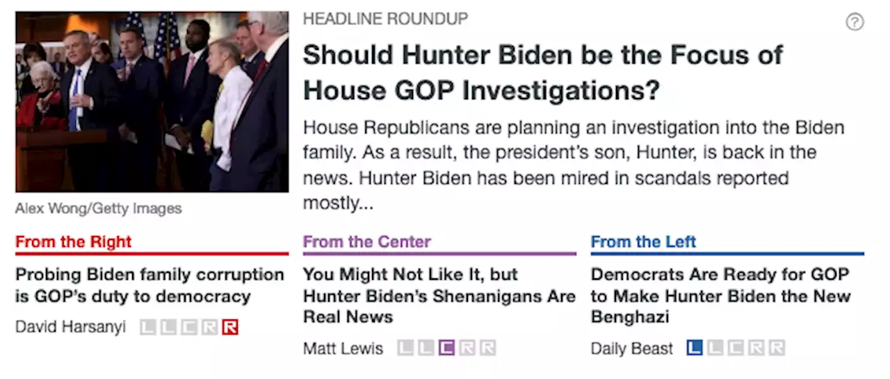 Should Hunter Biden be the Focus of House GOP Investigations?