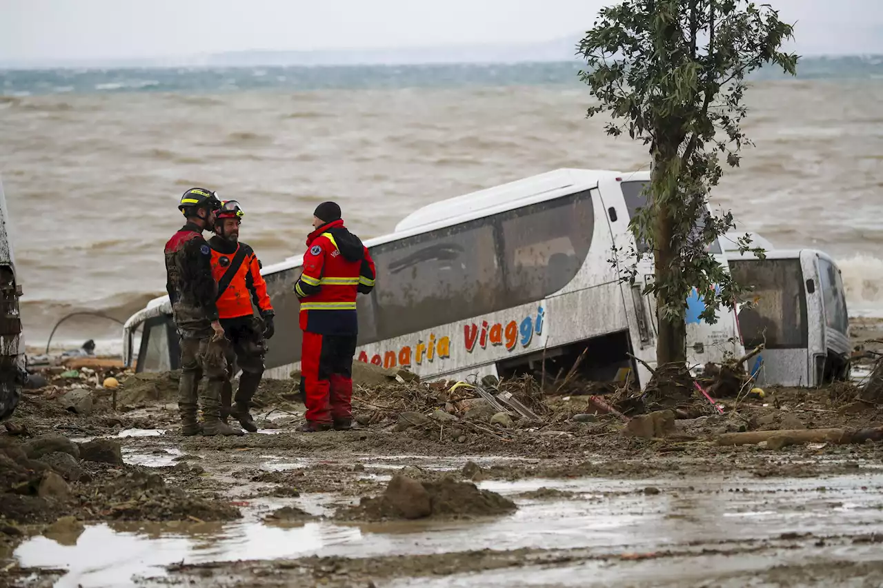 Landslide leaves up to a dozen missing on Italian island