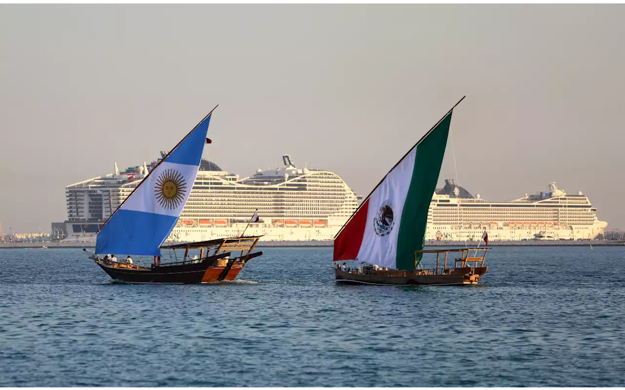 Qatar 2022: Llegan mexicanos y argentinos por tierra, aire y mar al Lusail Stadium | Fotogalería