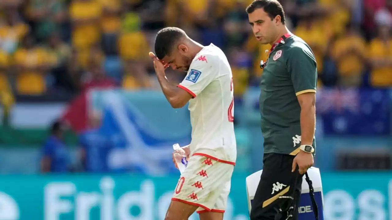 WM 2022: Tunesien - Australien 0:1! Tunesier bekommt Stollen an den Kopf - raus!