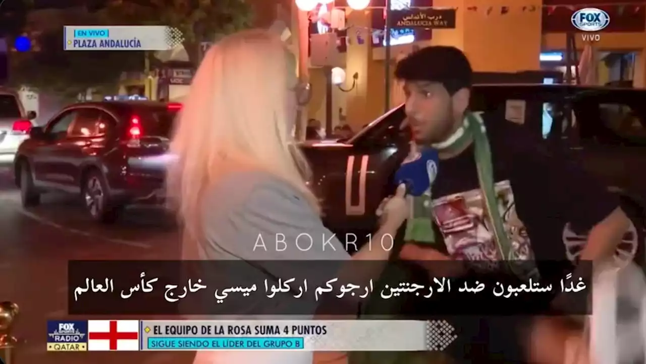 Dieser Saudi-Fan hat einen Wunsch: «Bitte kickt Messi raus aus der WM»