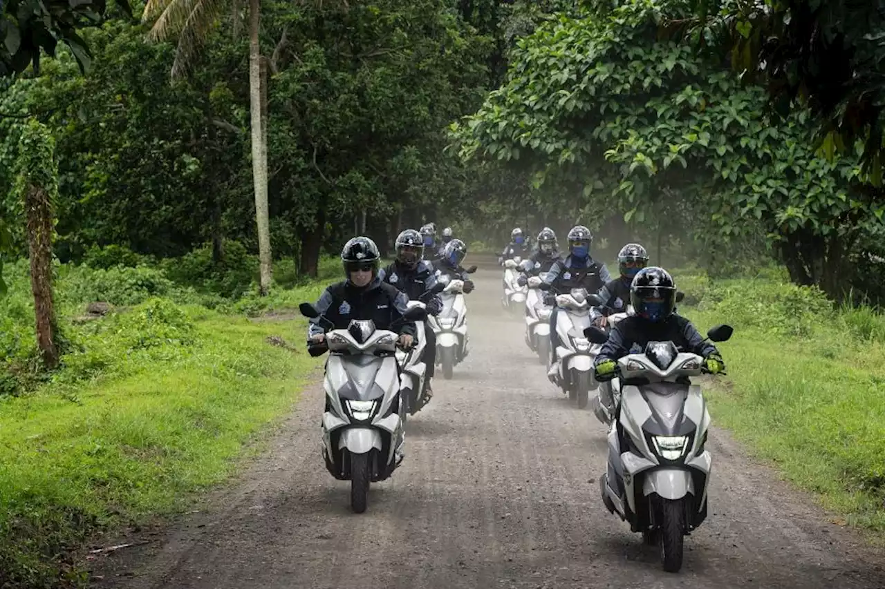 All new Suzuki Avenis performs during long and fun ride with Media and MotoVloggers - BusinessMirror