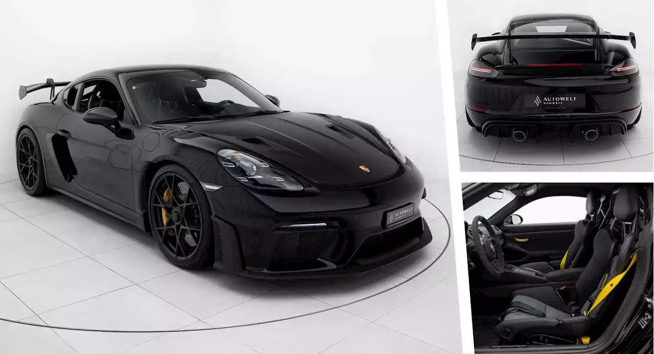 This Stealthy Porsche Cayman GT4 RS Weissach Is Dream Garage Material | Carscoops