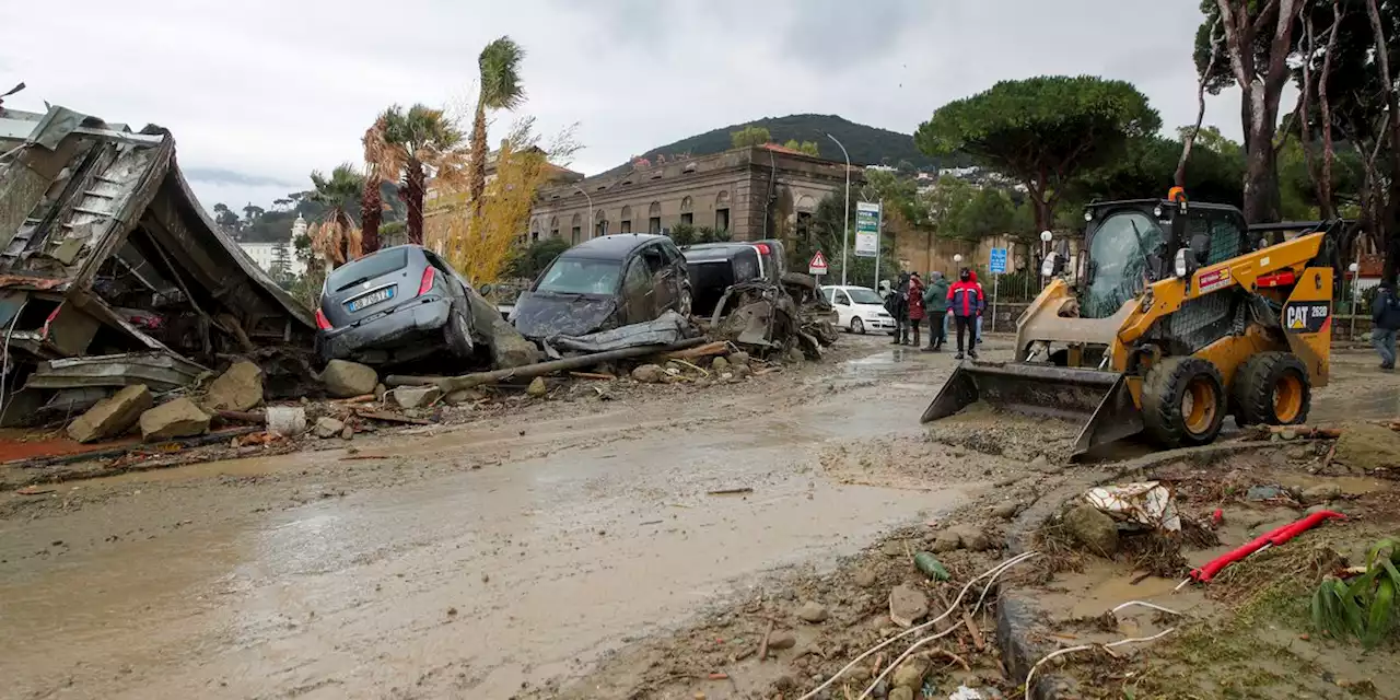 1 dead, up to 12 missing in landslide on Italian island