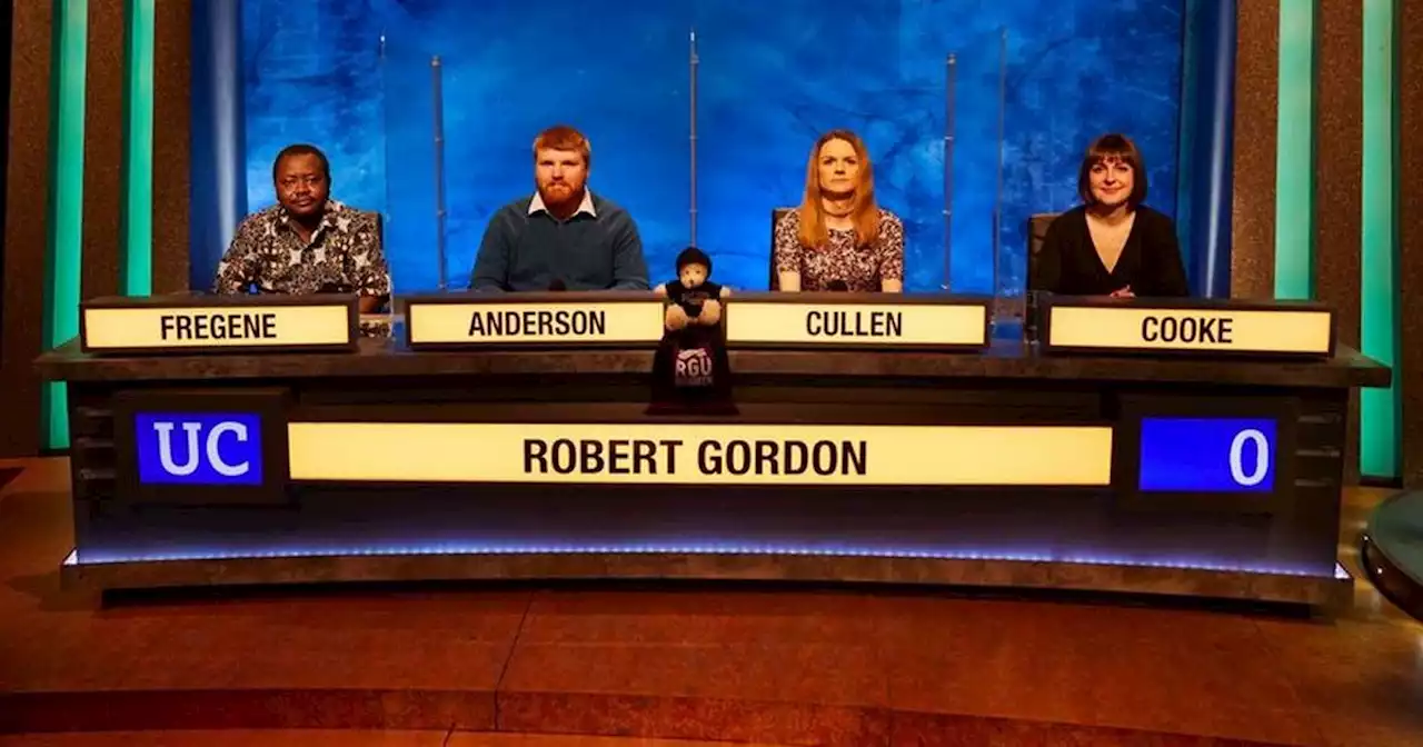 Aberdeen's RGU taking part in BBC University Challenge for first time since 1994