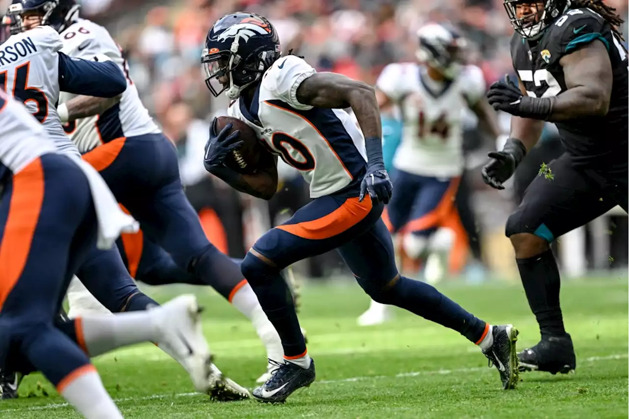 Broncos WRs Jerry Jeudy, KJ Hamler out again vs. Carolina