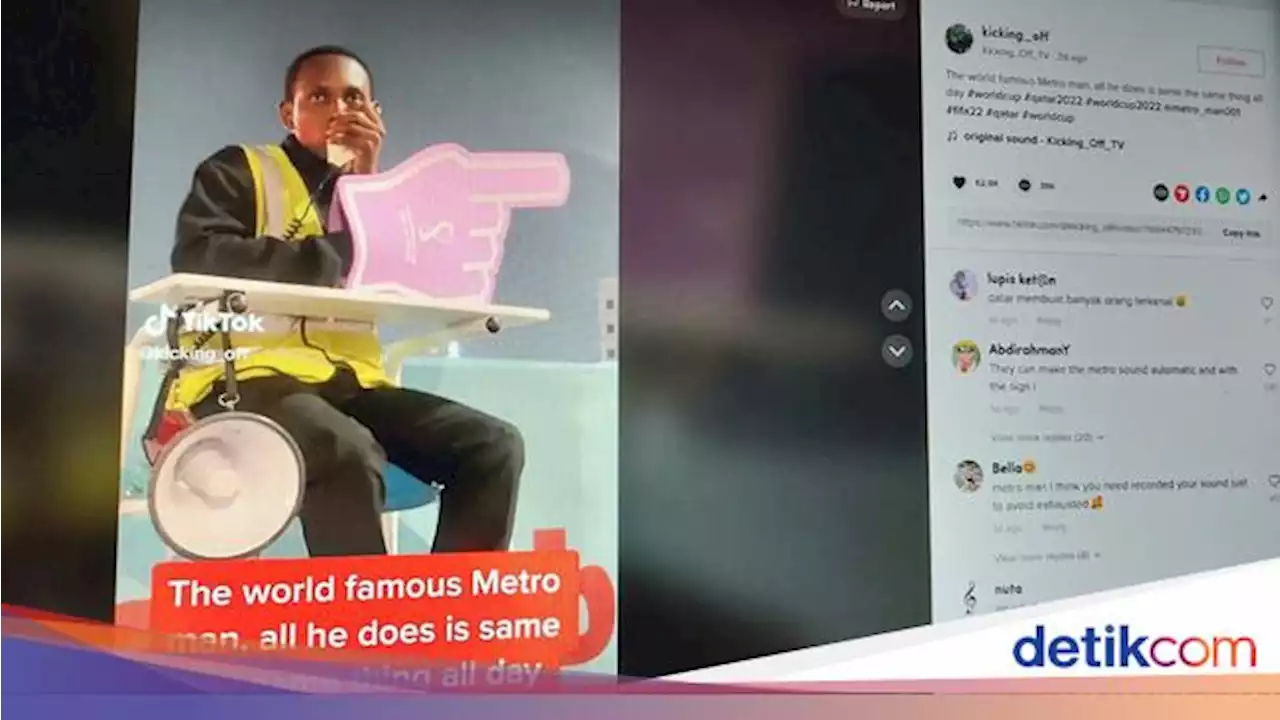 Metro..metro... 'Metro Guy' Piala Dunia 2022 yang Viral, Siapa Sih Dia?