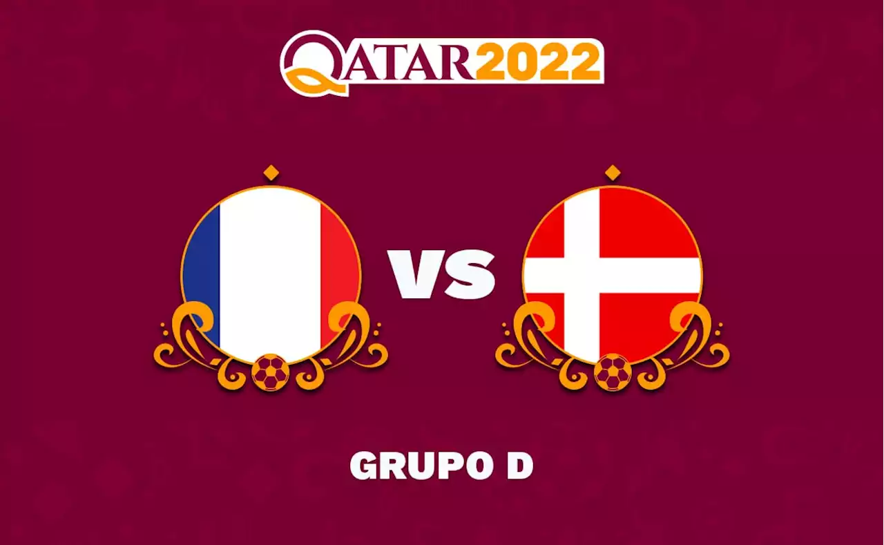 Qatar 2022: Francia vs Dinamarca, EN VIVO - Grupo D del Mundial