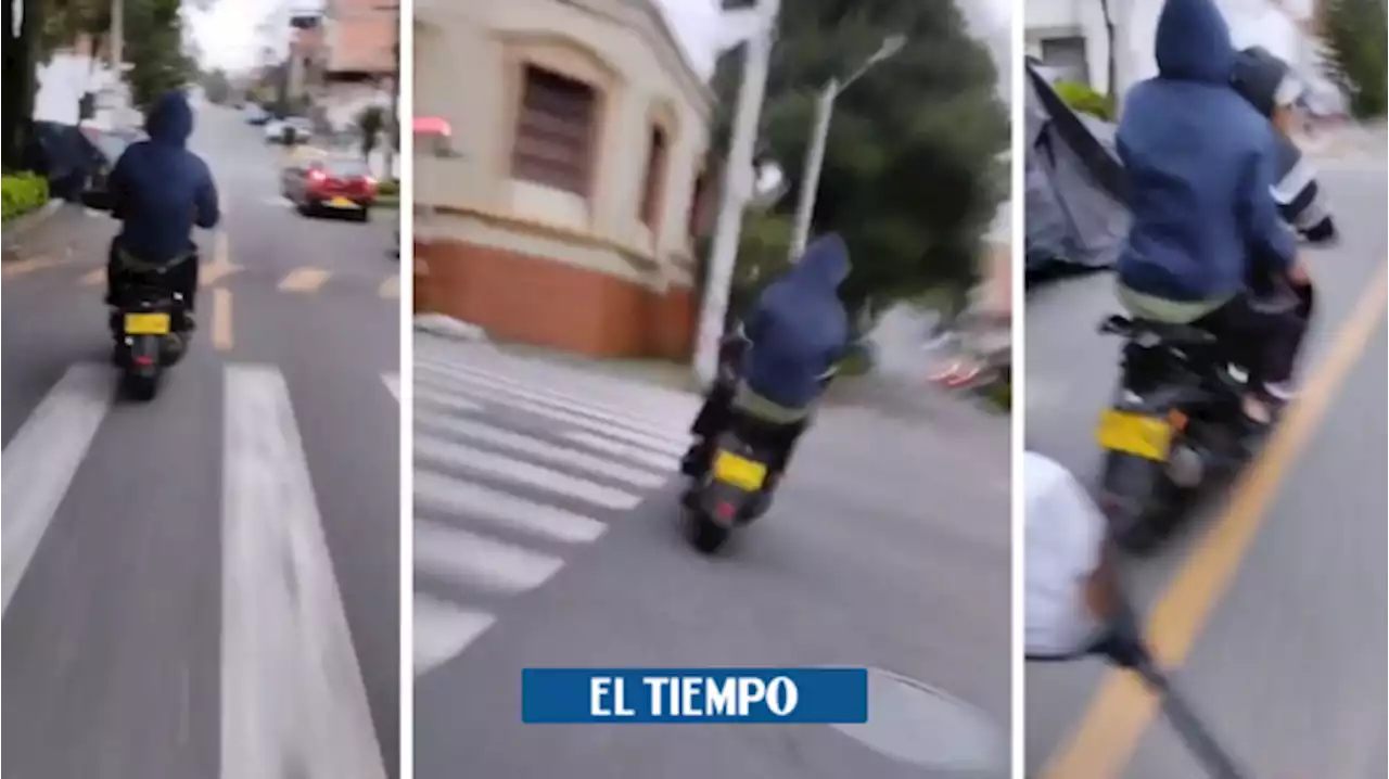 Video: ladrones intentaron robar a un ciudadano, pero terminaron accidentados