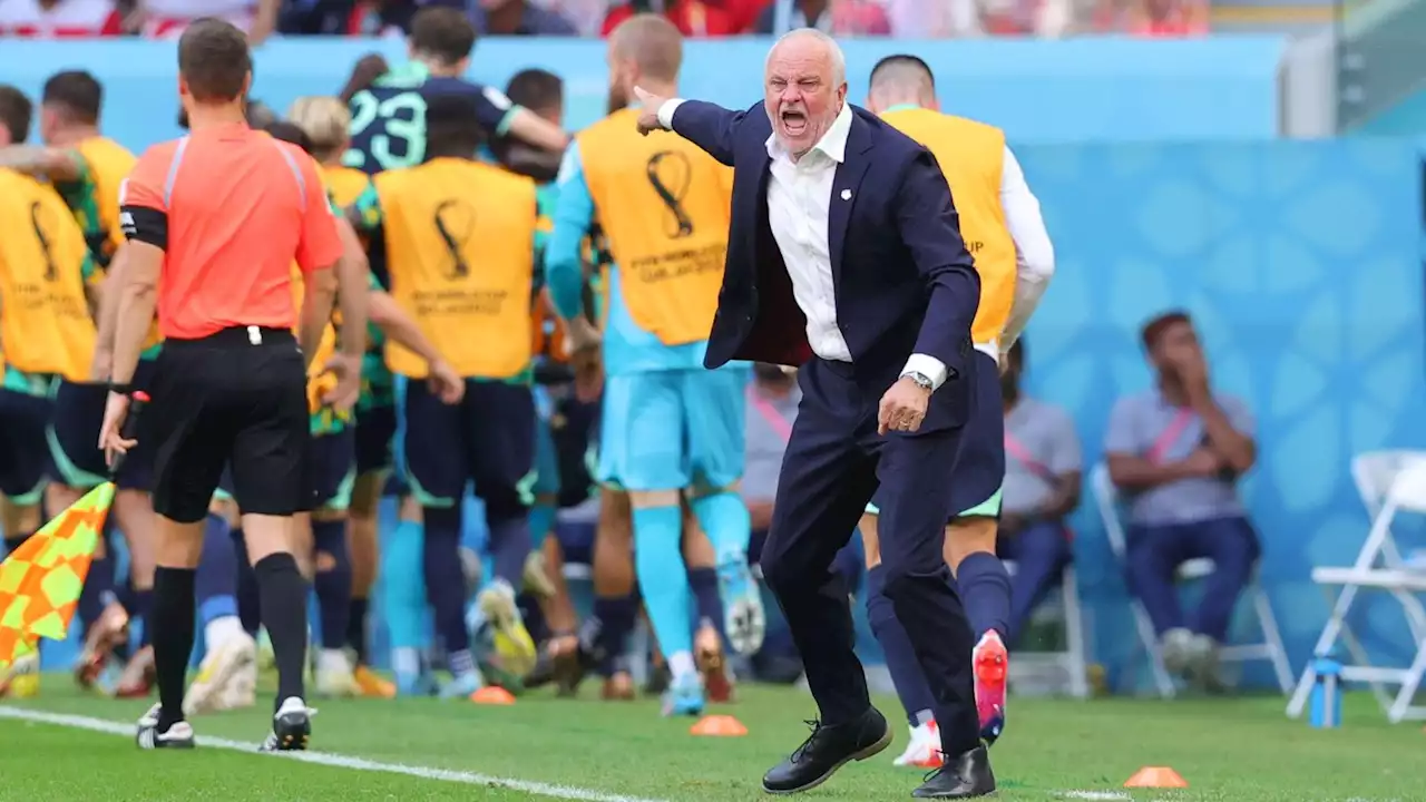 Australia boss Arnold hails 'Aussie spirit' for getting them a crucial three points against Tunisia