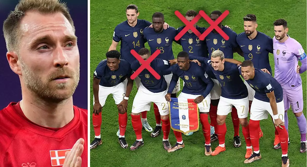 JUST NU: Deschamps ändrar om - så startar Frankrike och Danmark