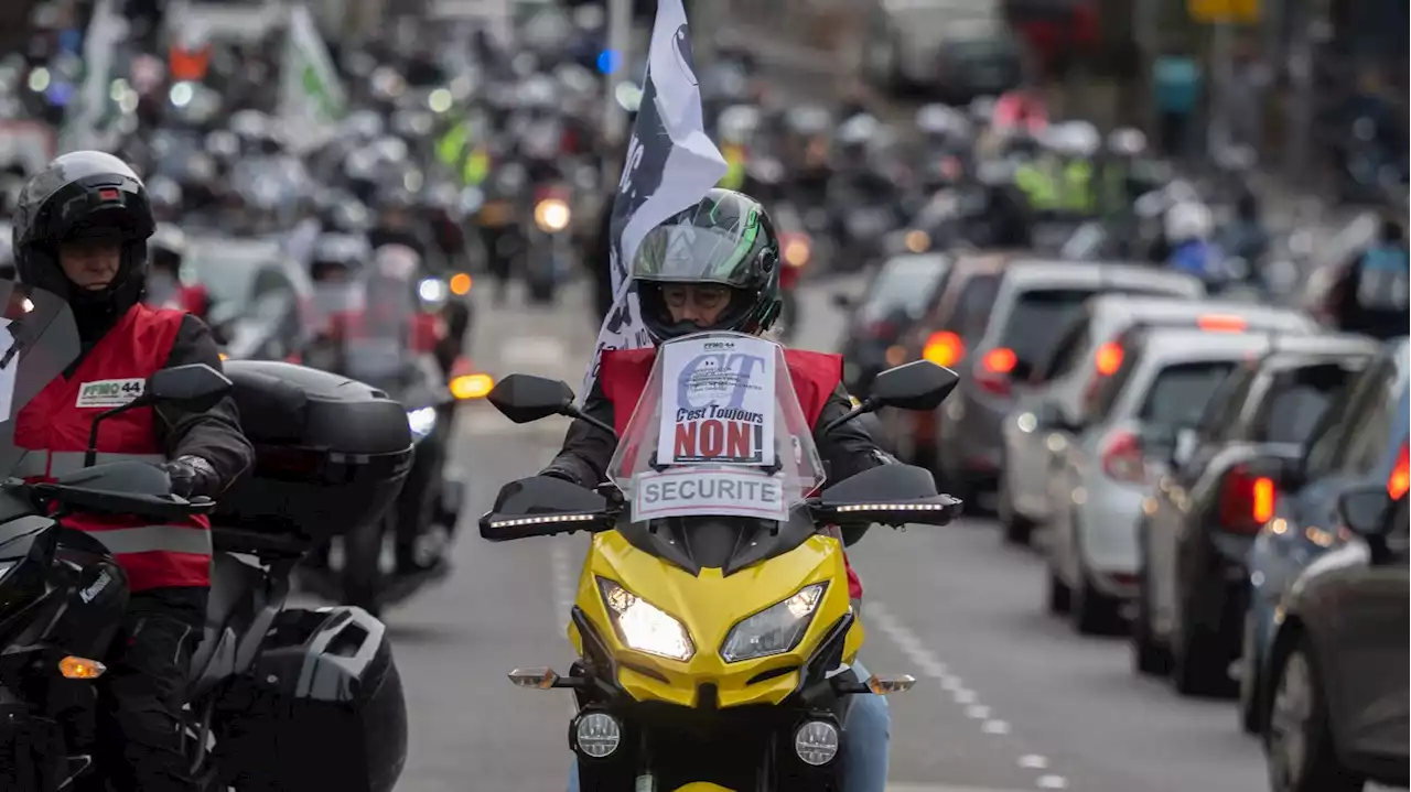 Contrôle technique des deux-roues : des centaines de motards ont manifesté dans plusieurs villes de France