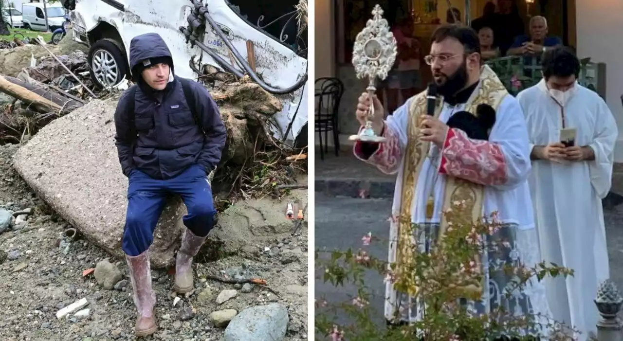 Frana Casamicciola, don Gino cerca i dispersi: «I cittadini hanno paura, non si cammina»