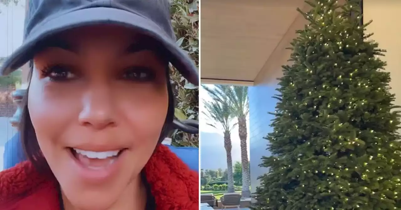 Kourtney Kardashian puts up glam Christmas tree day after 'royal' Thanksgiving