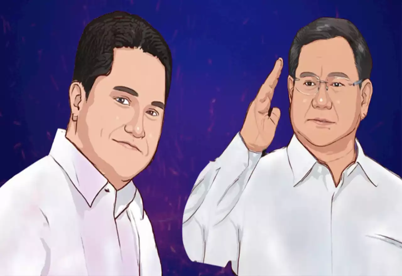 Prabowo Subianto-Erick Thohir Punya Kesempatan Besar di Pilpres 2024