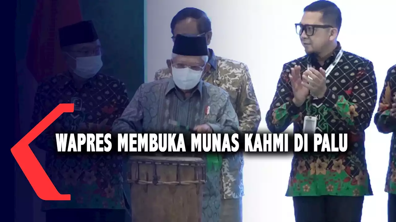 Wakil Presiden Membuka Musyawarah Nasional KAHMI di Palu