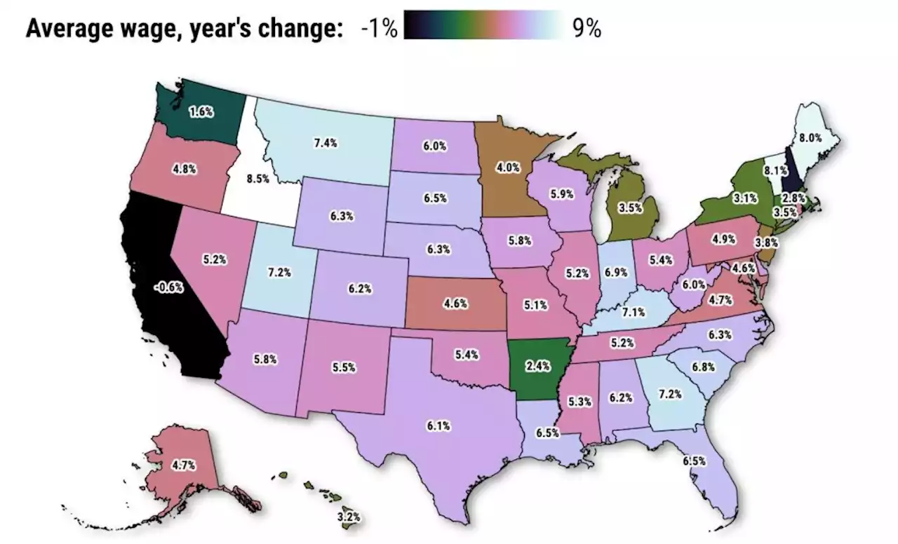 Why California is the only state with declining wages