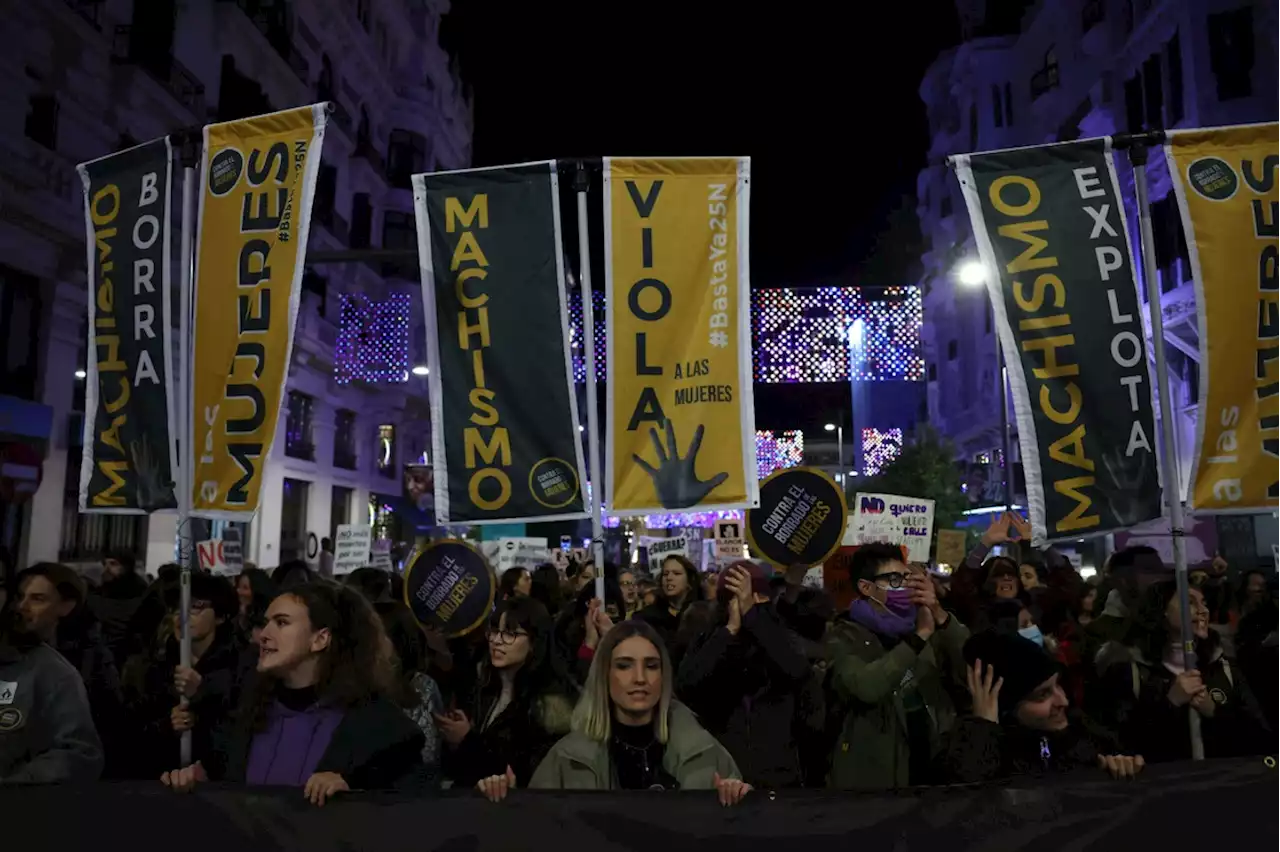 Marchan en España para exigir fin de la violencia machista