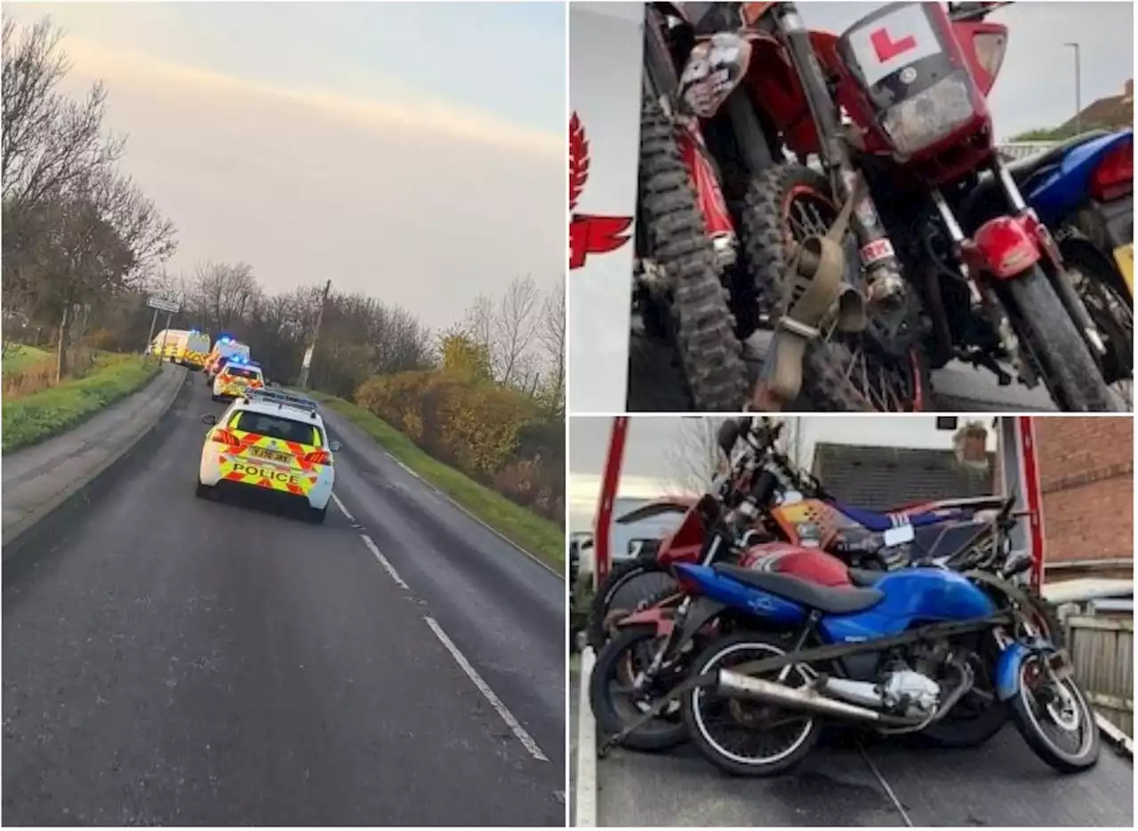 Police seize drugs, weapons and cash after raiding three homes in rural Leeds village