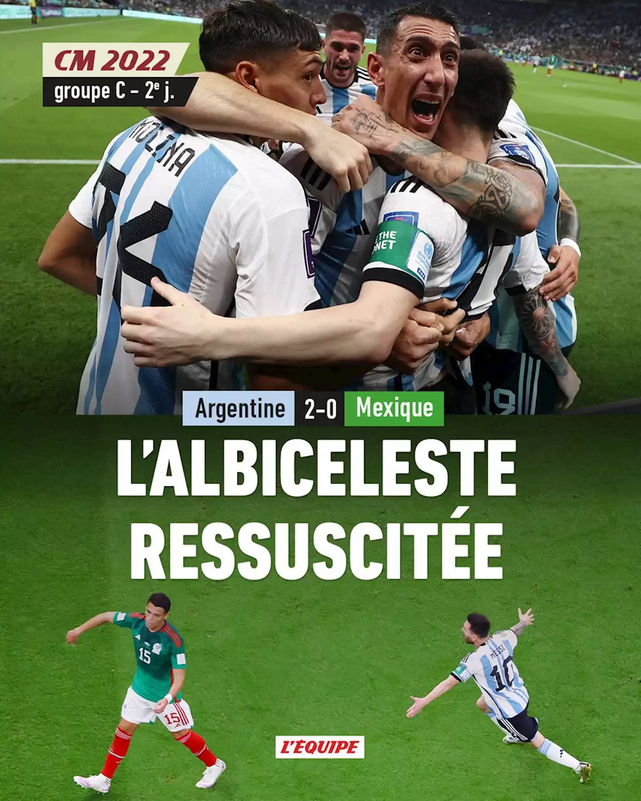 Argentine 2-0 Mexique, Coupe du monde, résultat et résumé du match (26/11/2022)