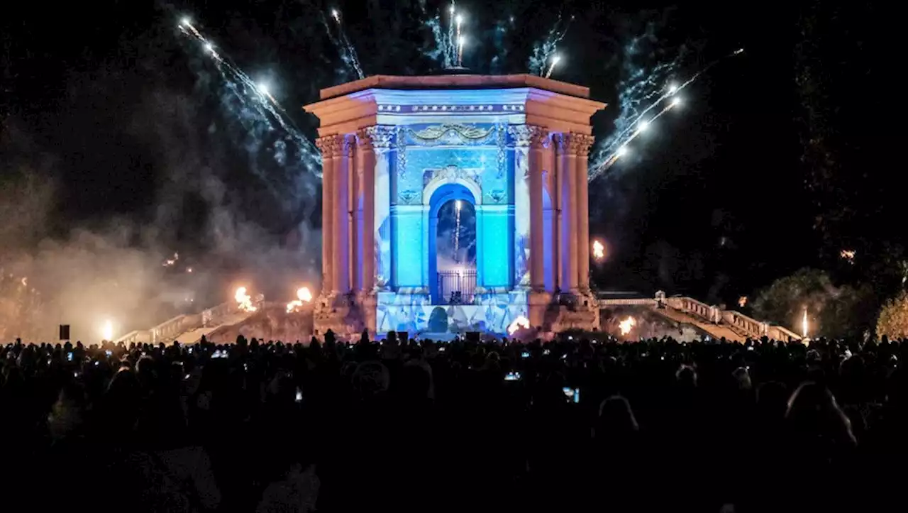 La foule au rendez-vous de Cœur de ville en lumières à Montpellier