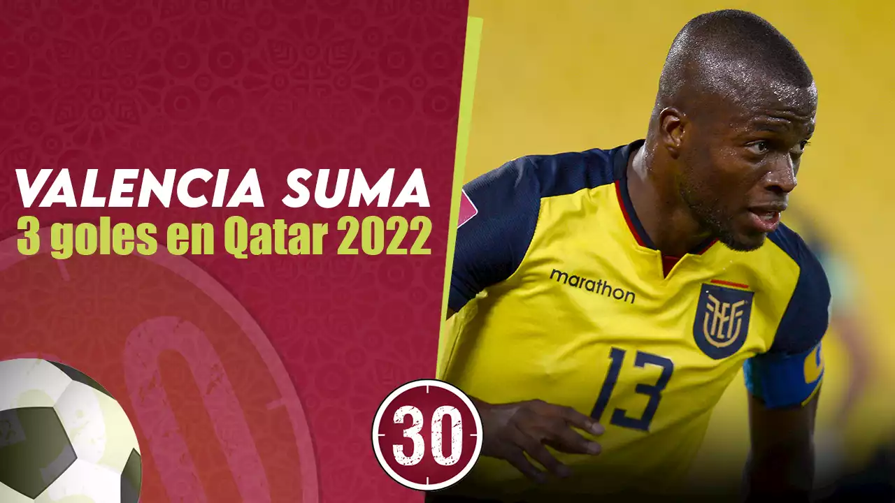 Enner Valencia lidera la tabla de goleadores del Mundial de Qatar 2022