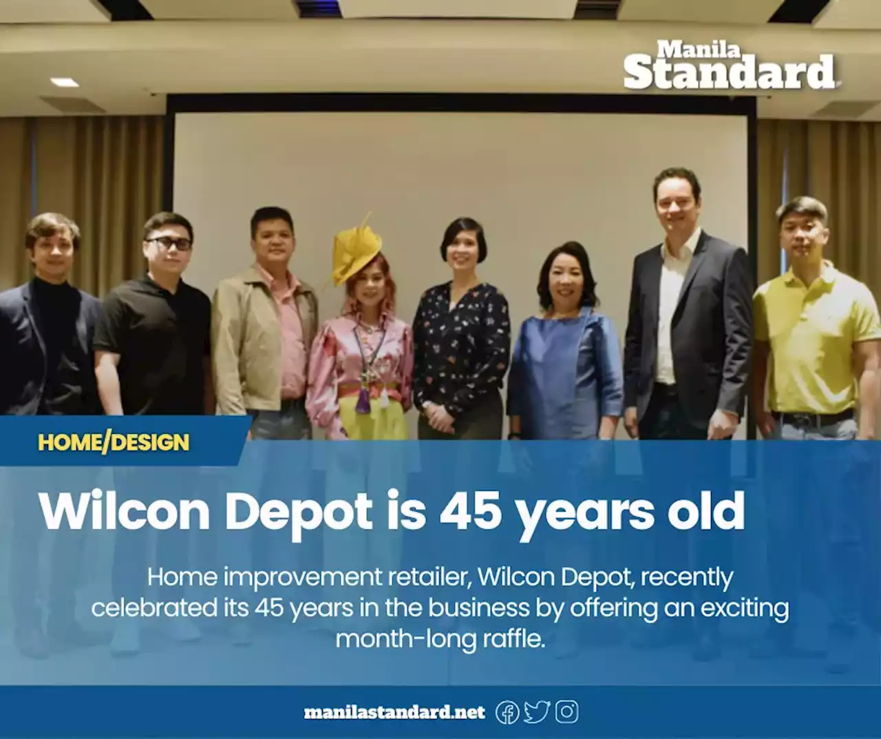 Wilcon Depot is 45 years old