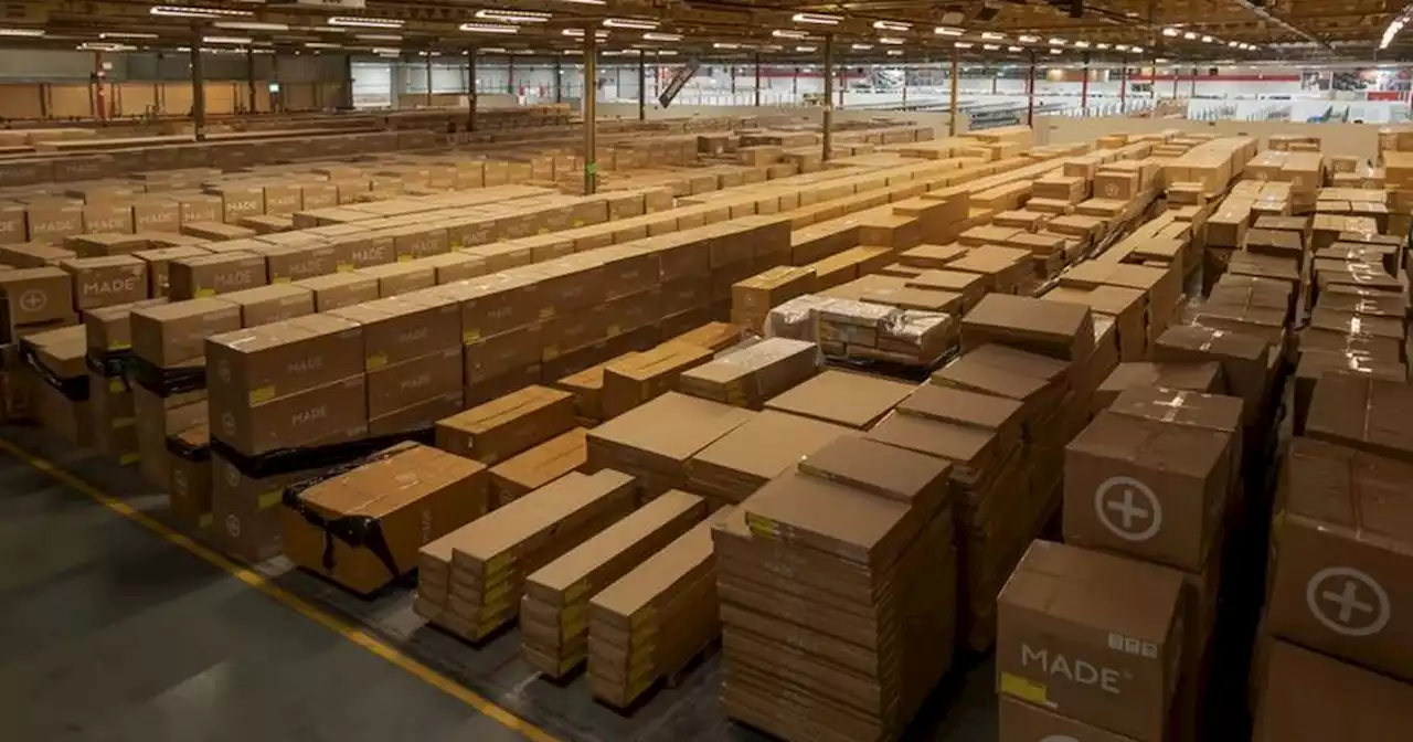 Made.com stock in vast warehouse of Notts firm as auction begins