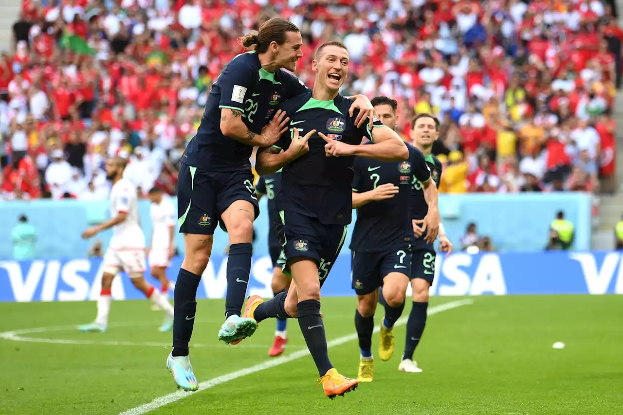 Australia ends 12-year World Cup drought with dramatic win over Tunisia