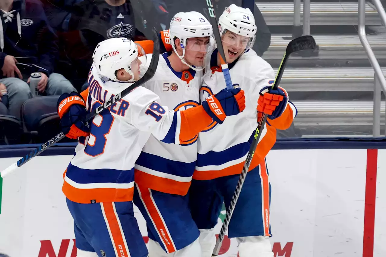 Brock Nelson’s goal lifts Islanders over Blue Jackets for third straight win