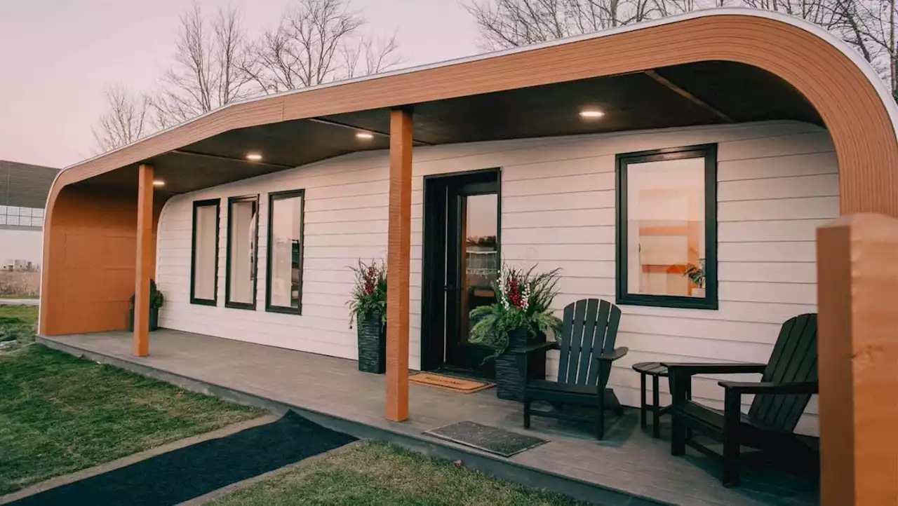 Biohome3D: University of Maine druckt recyclebares Haus aus biologischen Materialien