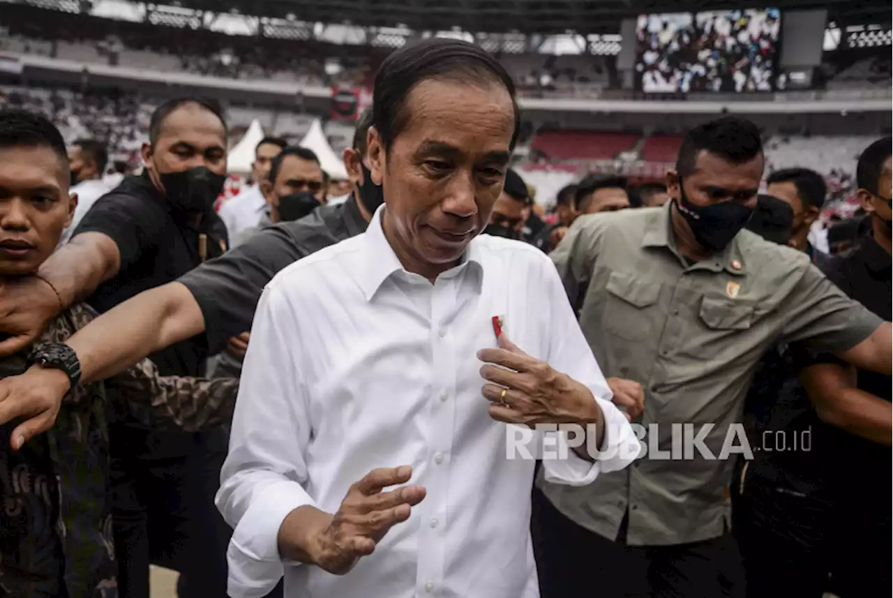 Kode Restu ke Ganjar? Jokowi: Wajah Pemimpin Mikirin Rakyat, Berkerut, dan Rambutnya Putih |Republika Online