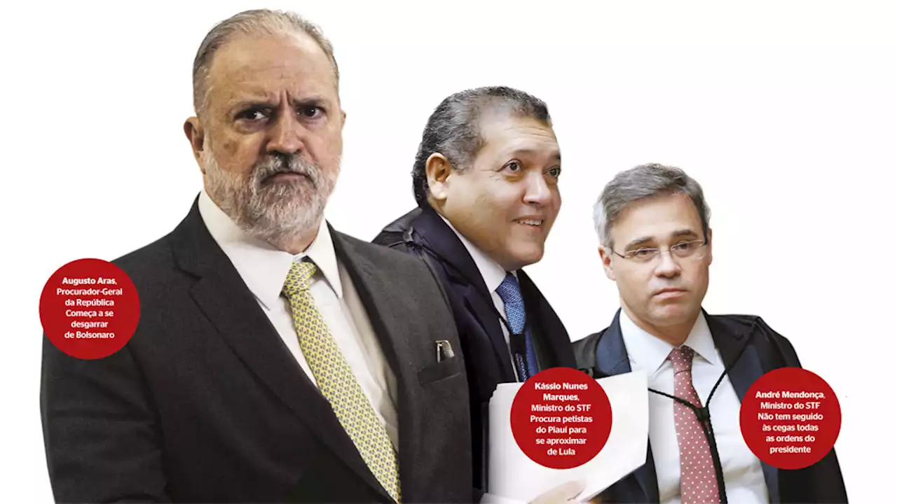 Trio ventura: Aras, Kássio Nunes e André Mendonça podem abandonar Bolsonaro e se alinhar a Lula