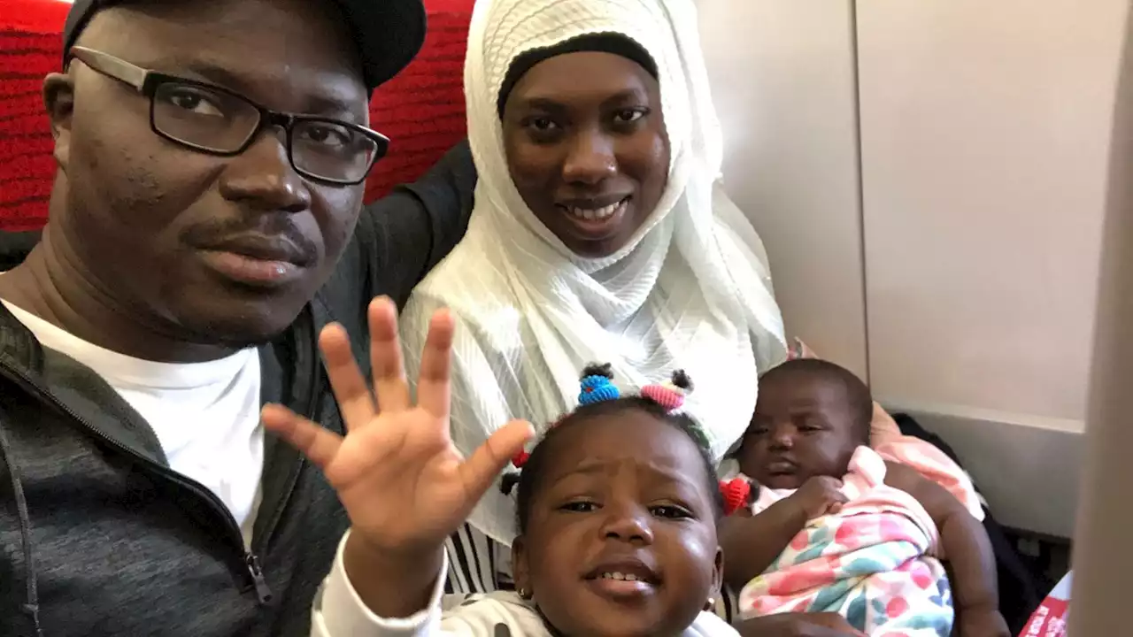 Mother and two children killed in Nottingham flat fire were set for new life in America, father reveals