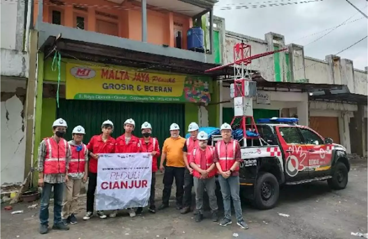 Bantu Korban Gempa Cianjur, Telkom University Bawa Menara BTS Bergerak