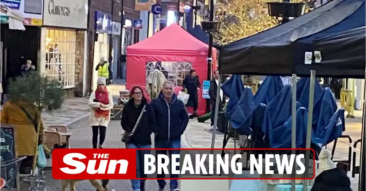 Car 'drives into screaming Xmas market crowds at 50mph' as cops arrest 3