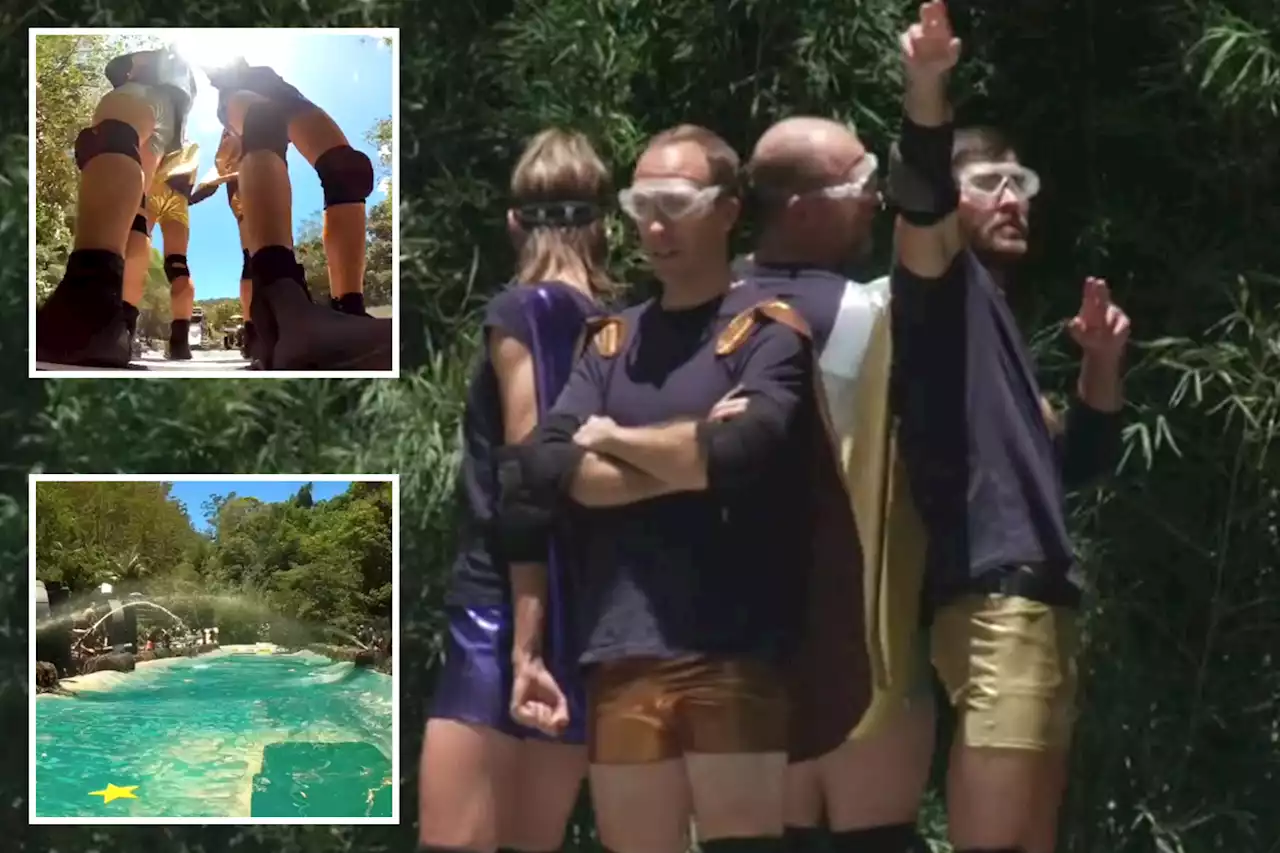 Matt Hancock slips into bronze hotpants as I'm A Celeb stars tackle iconic trial