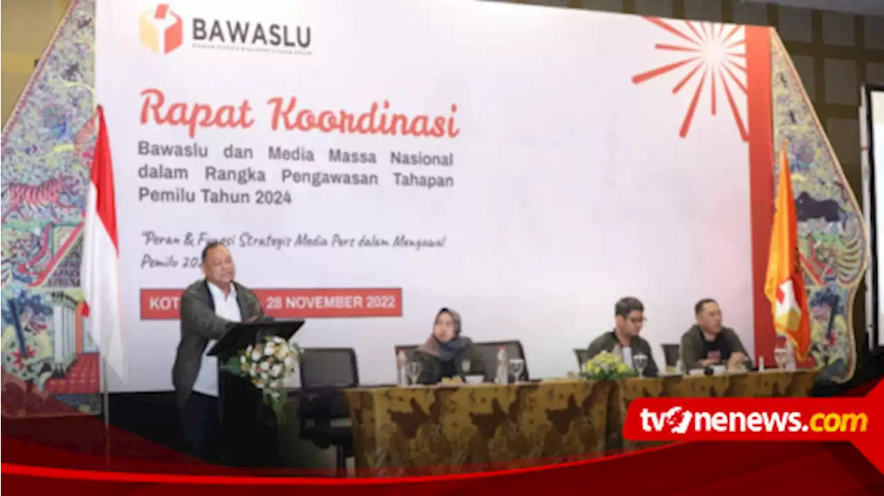 Bersama 35 Jurnalis, Bawaslu RI Gelar Rapat Koordinasi Pengawasan Tahapan Pemilu 2024