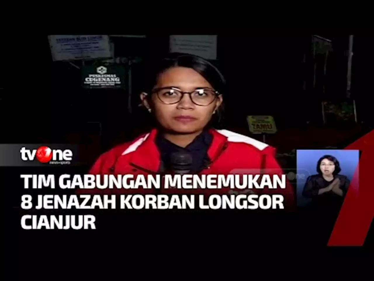 Pencarian Korban Longsor Cianjur Sempat Terkendala Cuaca - tvOne