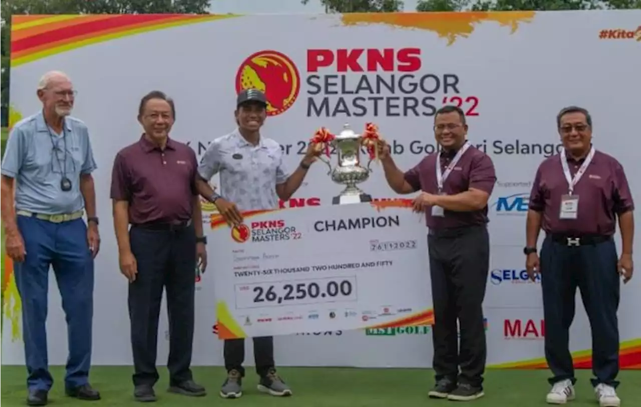 Shahriffuddin rangkul trofi PKNS Selangor Masters