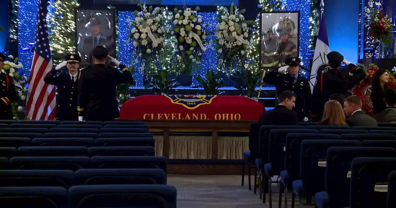 Thousands attend calling hours for fallen Cleveland firefighter